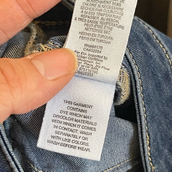 Free People Just Float On Wash Flared Jeans - Blue - Picture 6 of 6